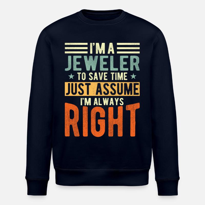 Juwelier - Stanley/Stella Unisex Bio-Sweatshirt ROLLER - Navy
