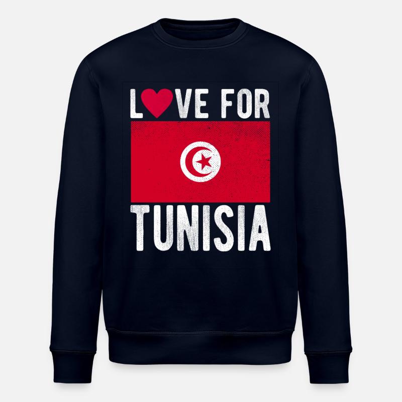 Drapeau de la Tunisie - Sweat bio ROLLER Stanley/Stella Unisexe - marine
