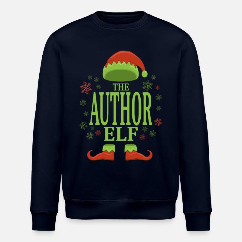 Auteur Elfe de Noël - Sweat bio ROLLER Stanley/Stella Unisexe - marine