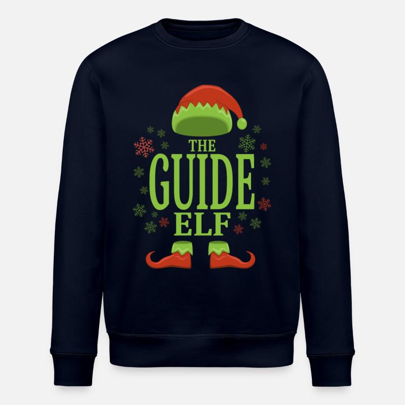 Guide touristique Elfe de Noël - Sweat bio ROLLER Stanley/Stella Unisexe - marine