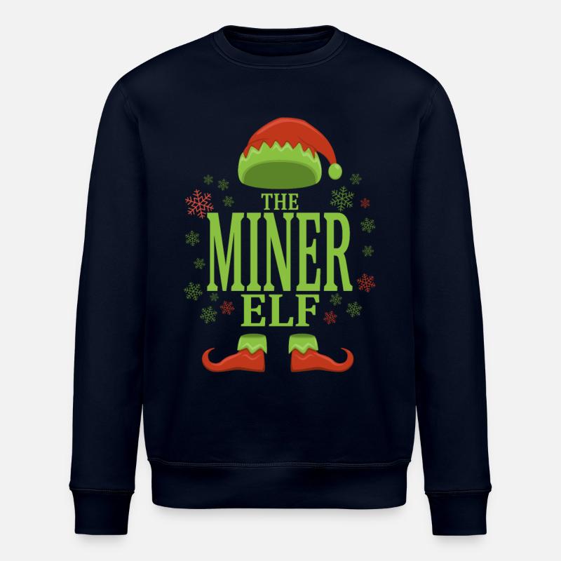 Mineurs Elfe de Noël - Sweat bio ROLLER Stanley/Stella Unisexe - marine