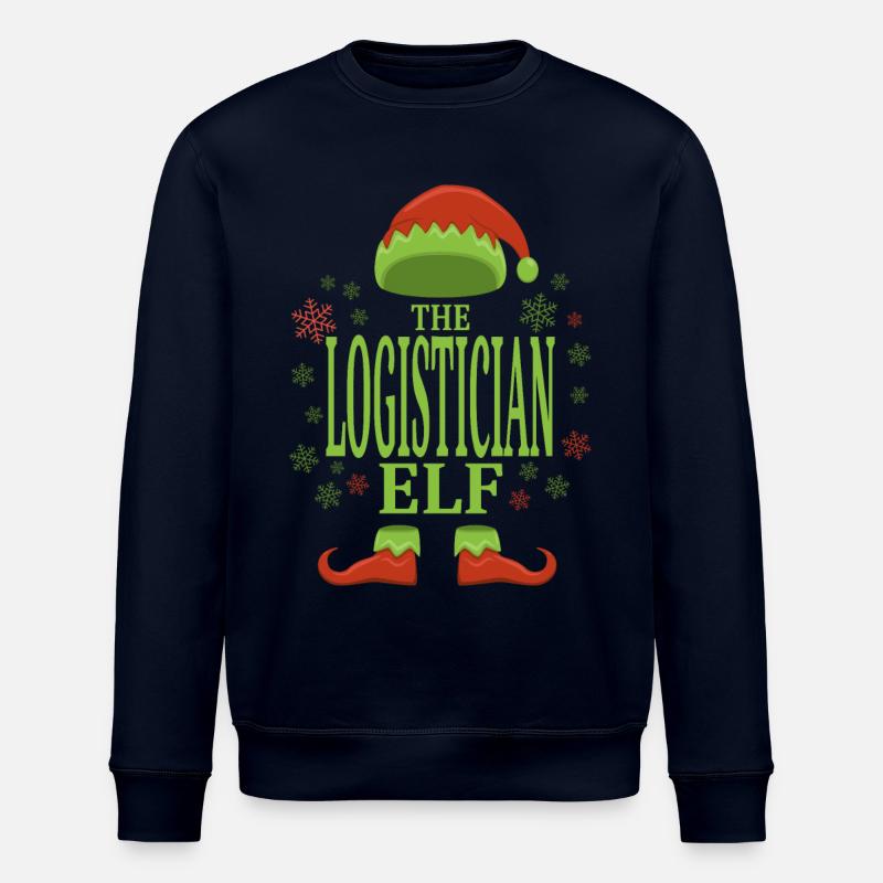 Logisticien Elfe de Noël - Sweat bio ROLLER Stanley/Stella Unisexe - marine