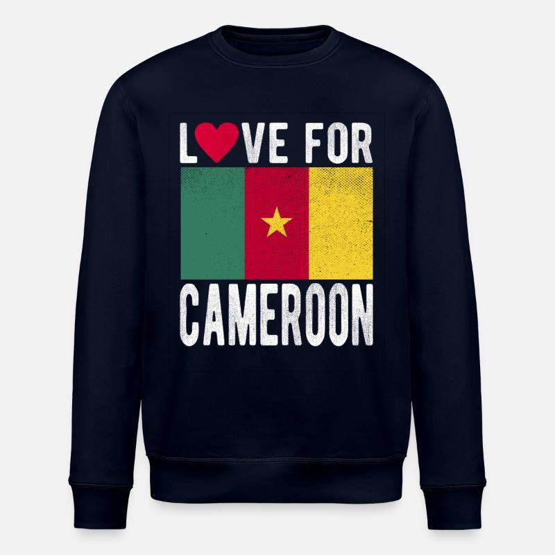 Kamerun Souvenir - Stanley/Stella Unisex Bio-Sweatshirt ROLLER - Navy
