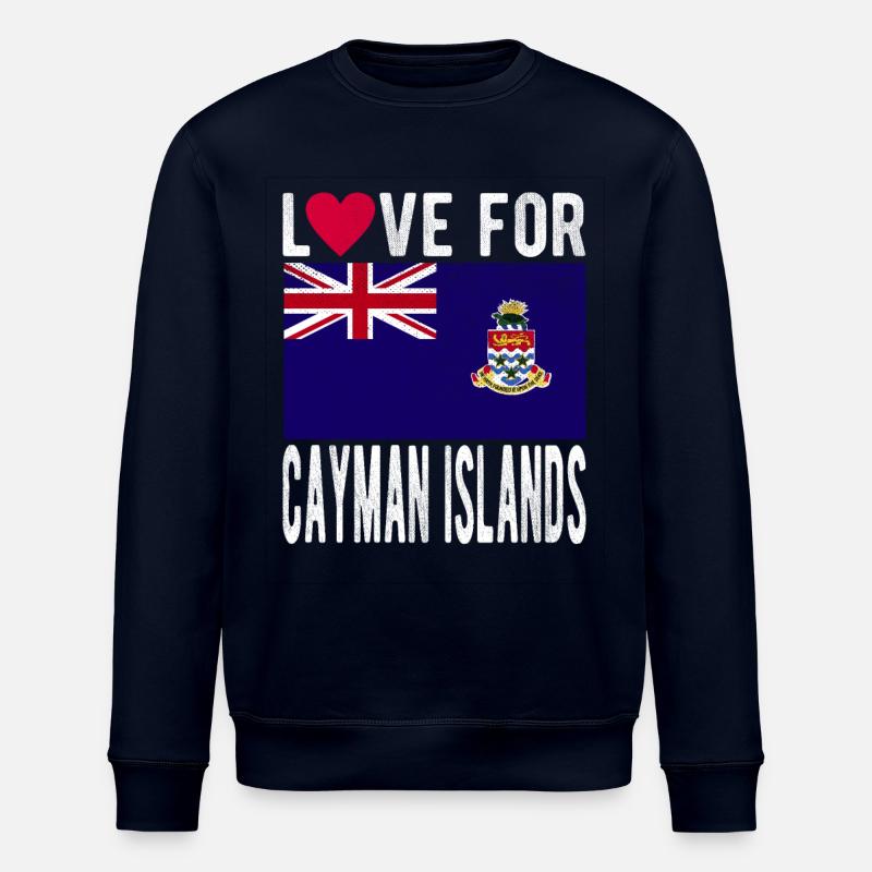 Cayman Inseln Souvenir - Stanley/Stella Unisex Bio-Sweatshirt ROLLER - Navy
