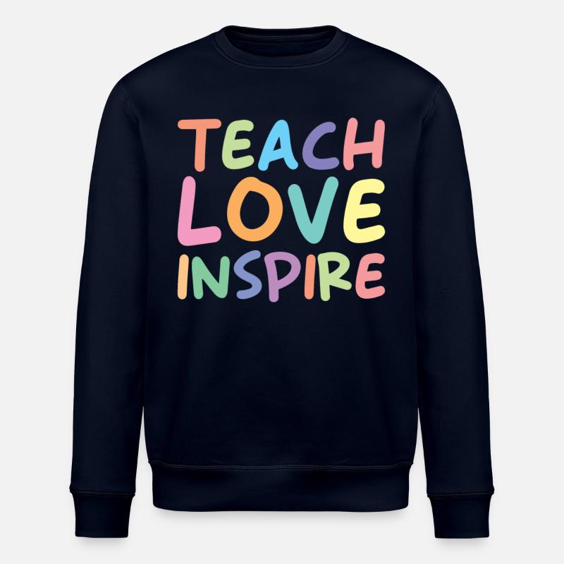 Enseigner l’amour inspirer - Sweat bio ROLLER Stanley/Stella Unisexe - marine