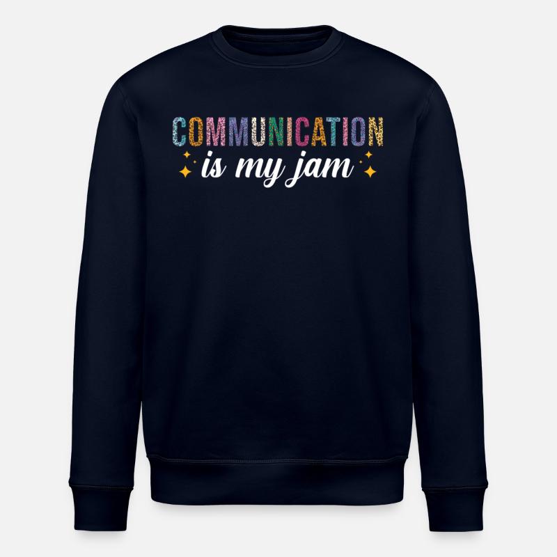 Communication Ist Meine Leidenschaft - Stanley/Stella Unisex Bio-Sweatshirt ROLLER - Navy
