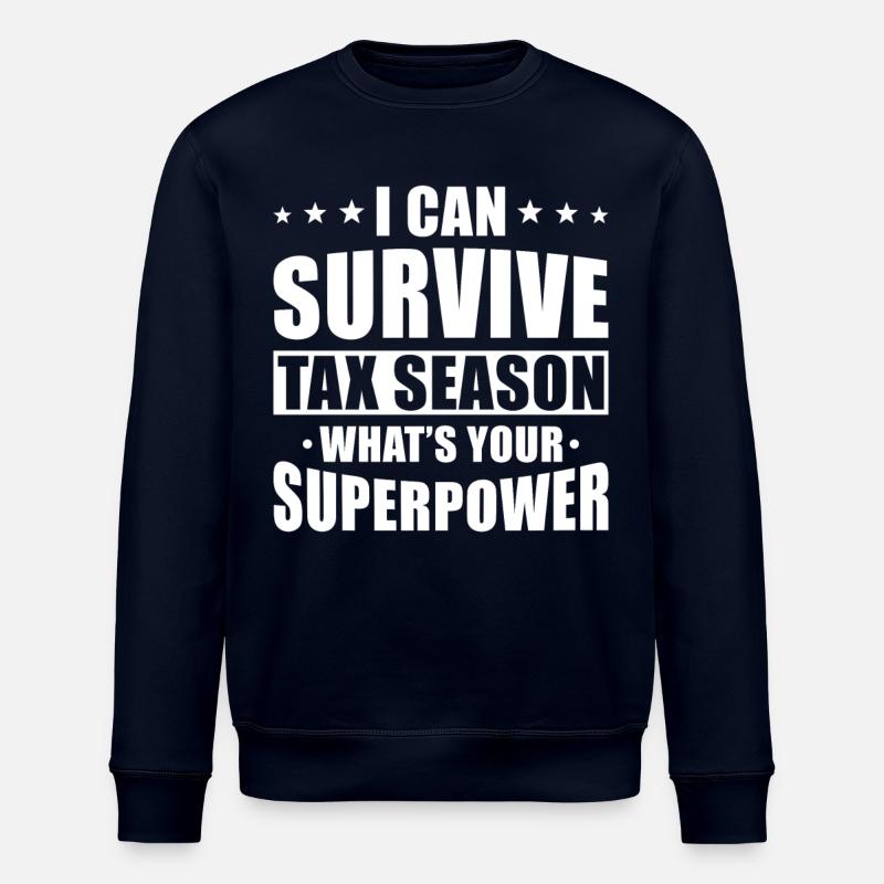 Buchhalter Spruch Steuersaison - Stanley/Stella Unisex Bio-Sweatshirt ROLLER - Navy
