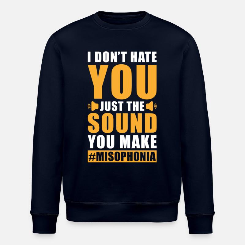 Misophonie Spruch - Stanley/Stella Unisex Bio-Sweatshirt ROLLER - Navy