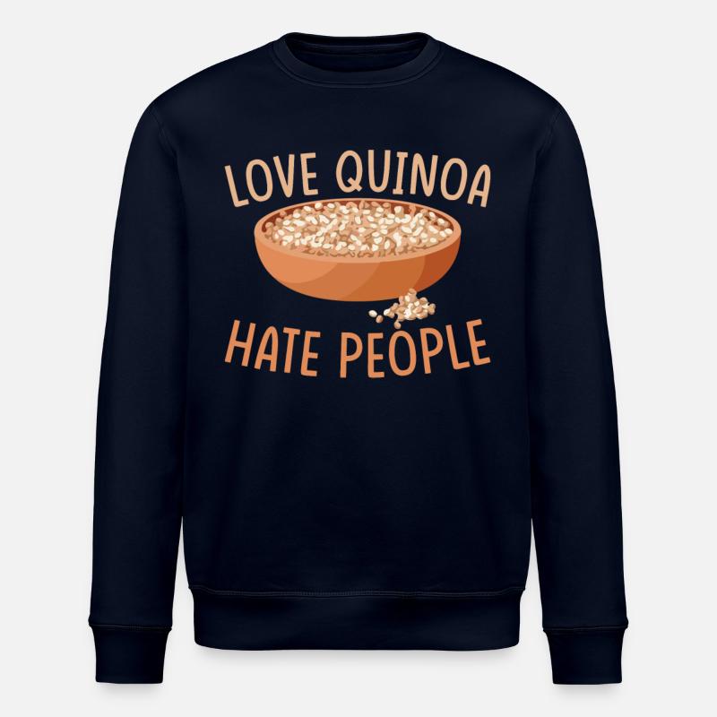 Dicton du quinoa - Sweat bio ROLLER Stanley/Stella Unisexe - marine