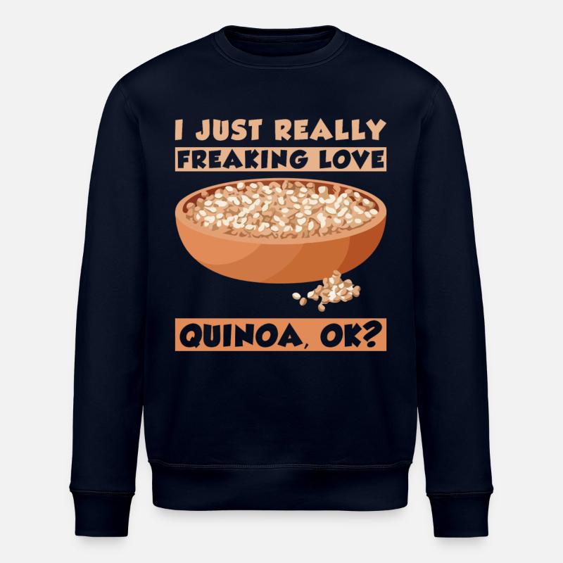 Dicton du quinoa - Sweat bio ROLLER Stanley/Stella Unisexe - marine