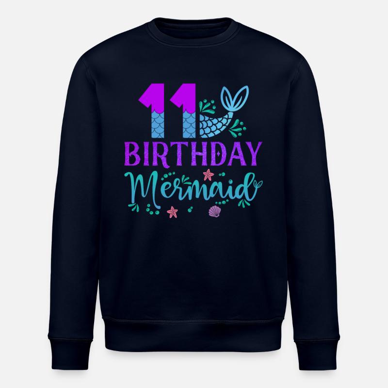 11e anniversaire Sirène - Sweat bio ROLLER Stanley/Stella Unisexe - marine