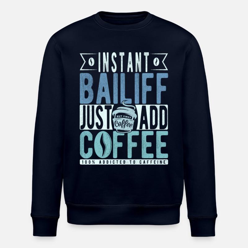Dicton de café Buchalter - Sweat bio ROLLER Stanley/Stella Unisexe - marine