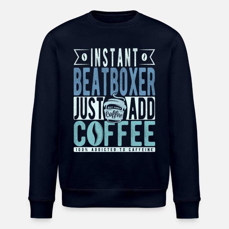 Buchalter coffee saying - Stanley/Stella ROLLER Unisex Organic Sweatshirt - navy
