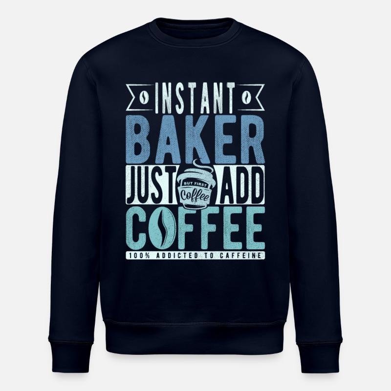 Buchalter coffee saying - Stanley/Stella ROLLER Unisex Organic Sweatshirt - navy