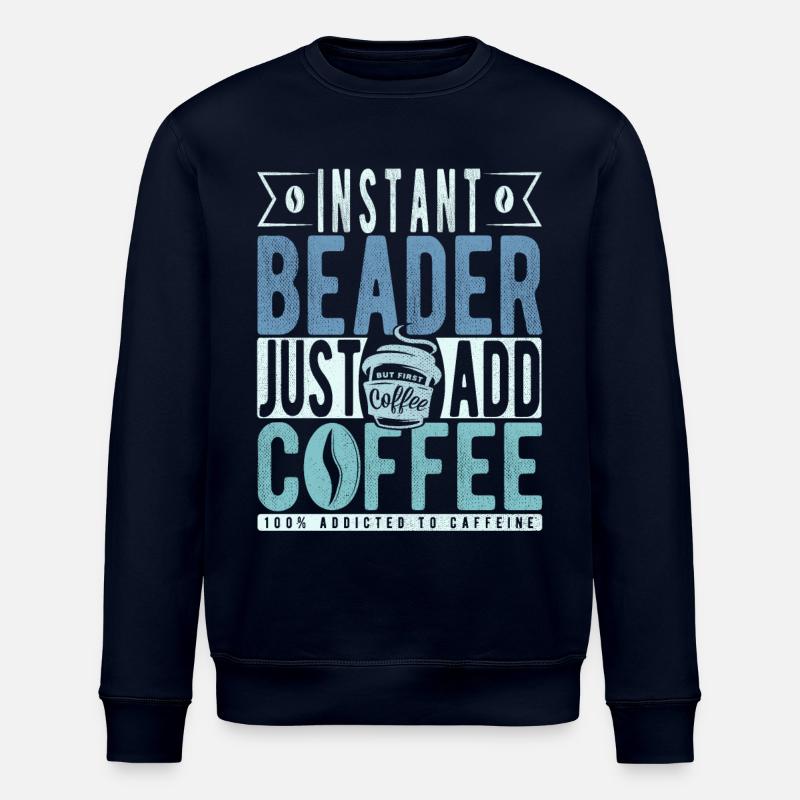 Buchalter coffee saying - Stanley/Stella ROLLER Unisex Organic Sweatshirt - navy