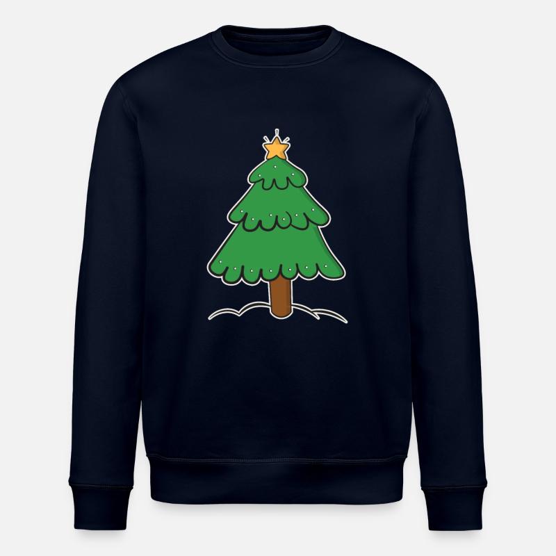 Arbre de Noël - Sweat bio ROLLER Stanley/Stella Unisexe - marine