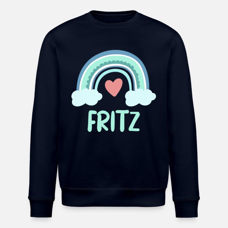 Fritz Nom Rainbow Baby - Sweat bio ROLLER Stanley/Stella Unisexe - marine