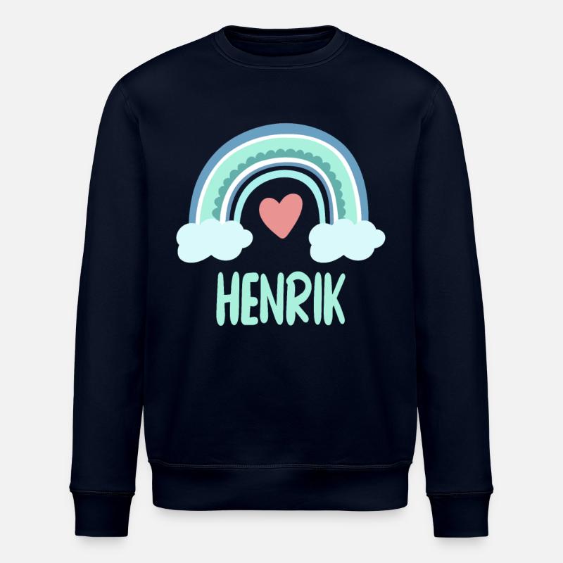 Henrik Nom Rainbow Baby - Sweat bio ROLLER Stanley/Stella Unisexe - marine