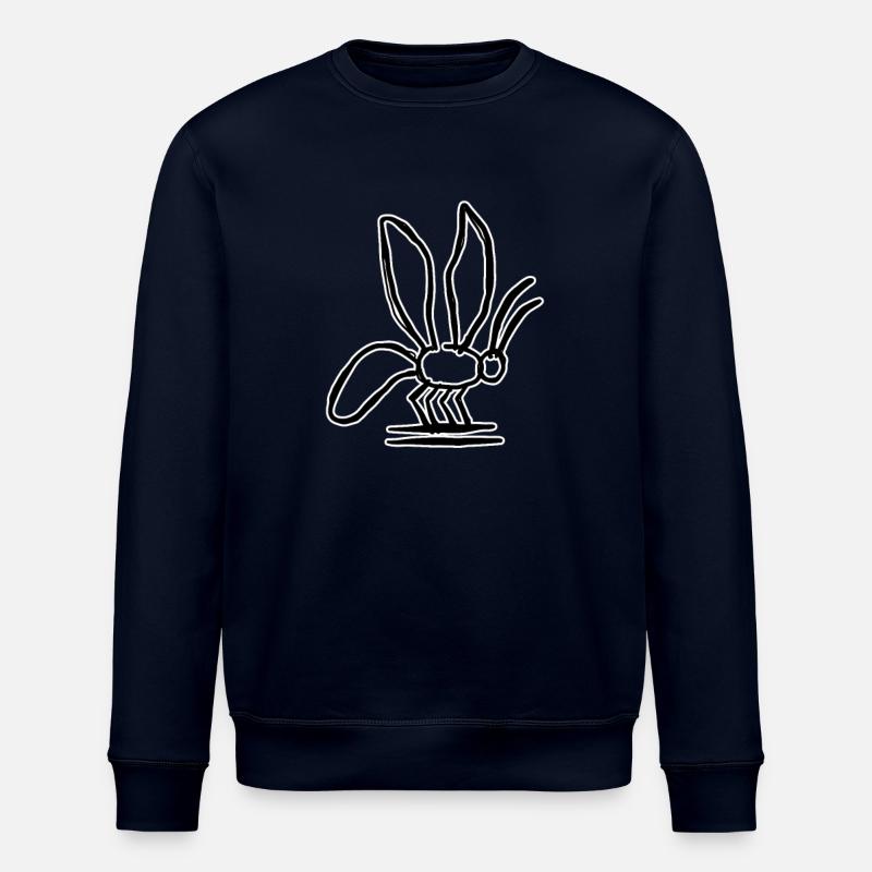 Egypt Ancient Symbol Bit - Stanley/Stella ROLLER Unisex Organic Sweatshirt - navy