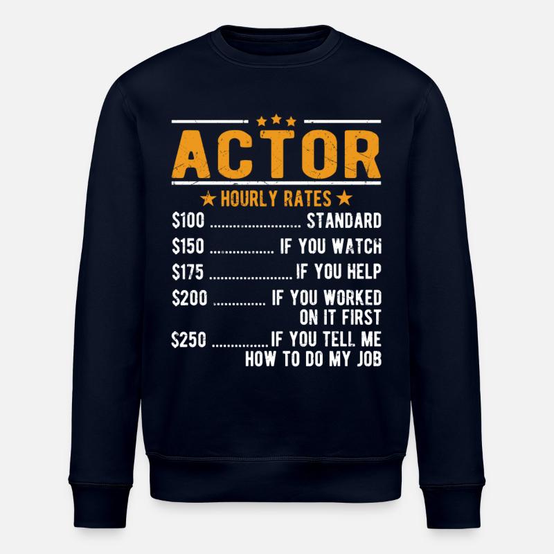 Performers Hourly wage - Stanley/Stella ROLLER Unisex Organic Sweatshirt - navy
