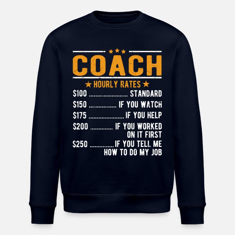 Trainer hourly wage - Stanley/Stella ROLLER Unisex Organic Sweatshirt - navy