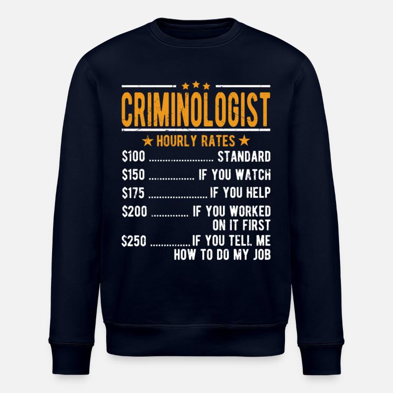 Criminologue Salaire horaire - Sweat bio ROLLER Stanley/Stella Unisexe - marine