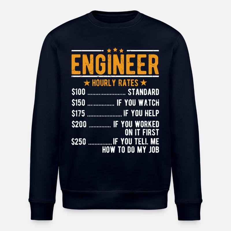 Ingenieur Stundenlohn - Stanley/Stella Unisex Bio-Sweatshirt ROLLER - Navy