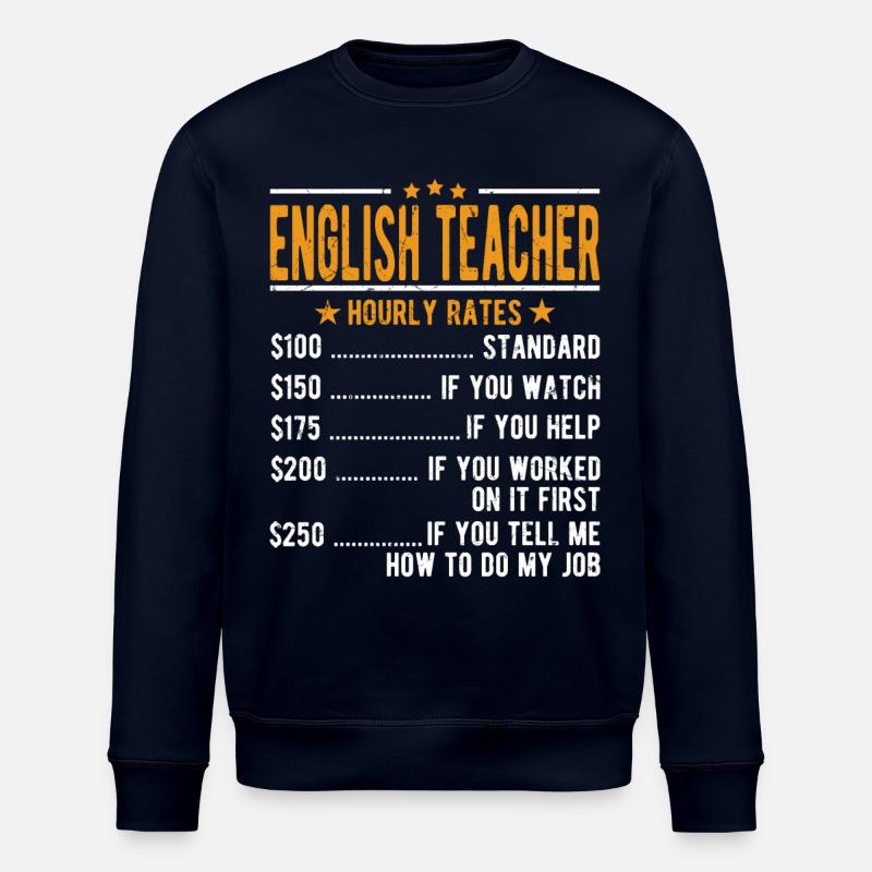 Englischlehrer Stundenlohn - Stanley/Stella Unisex Bio-Sweatshirt ROLLER - Navy