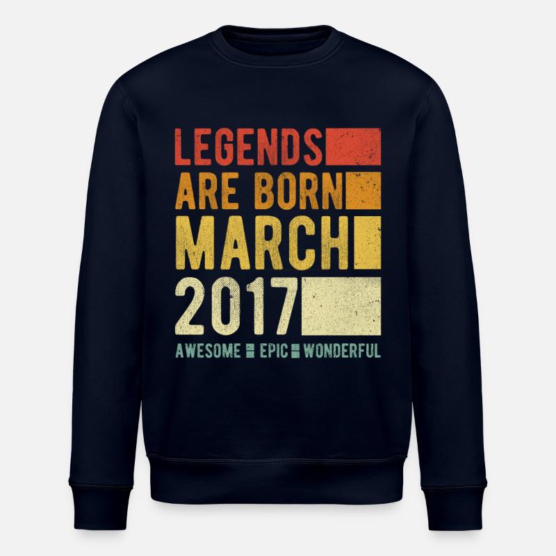 Anniversaire Mars 2017 - Sweat bio ROLLER Stanley/Stella Unisexe - marine