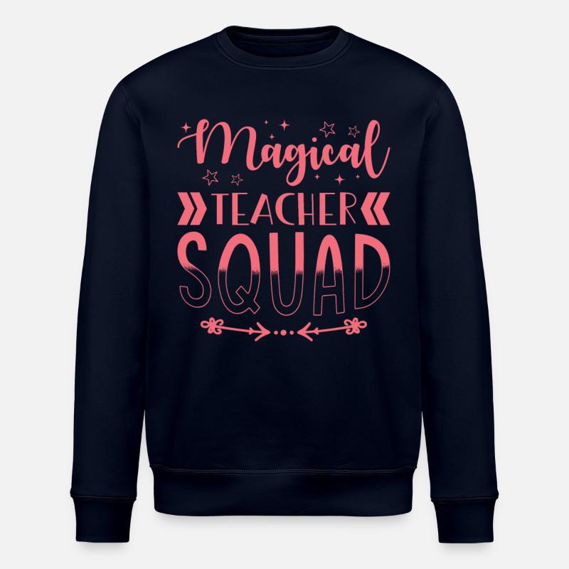 Teacher squad - Stanley/Stella ROLLER Unisex Organic Sweatshirt - navy