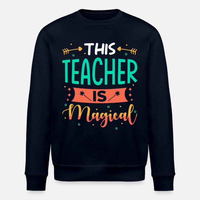 Teacher Gift - Stanley/Stella ROLLER Unisex Organic Sweatshirt - navy