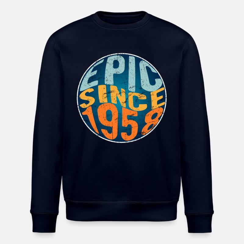 Epic since 1958 - Stanley/Stella ROLLER Unisex Organic Sweatshirt - navy