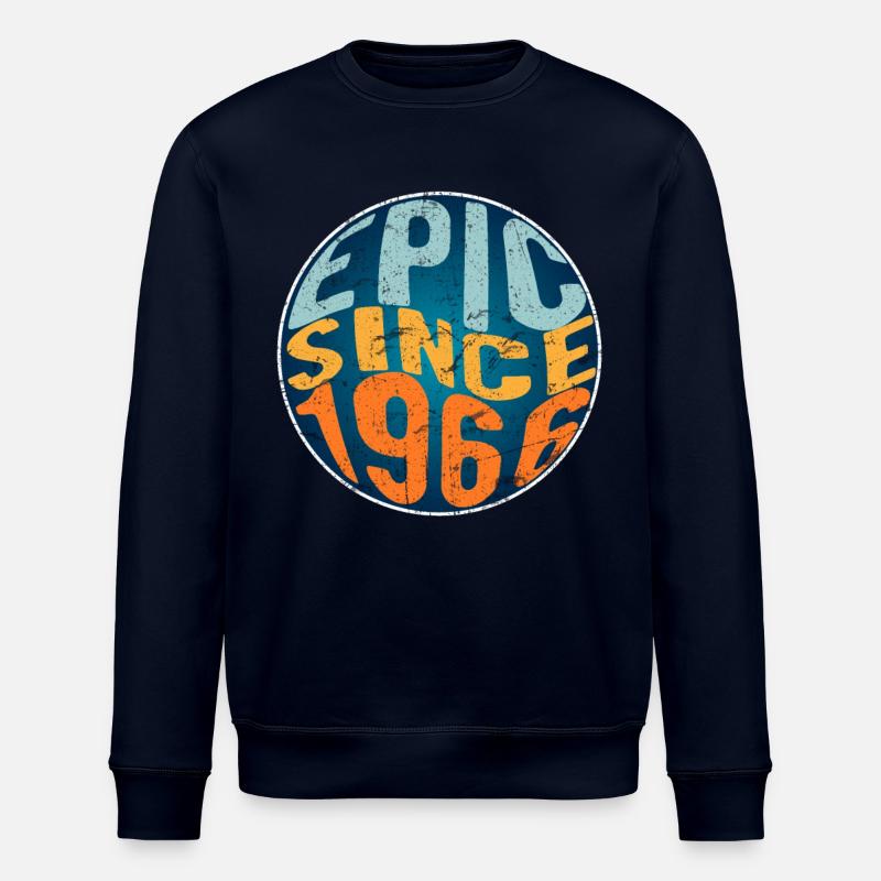 Epic since 1966 - Stanley/Stella ROLLER Unisex Organic Sweatshirt - navy