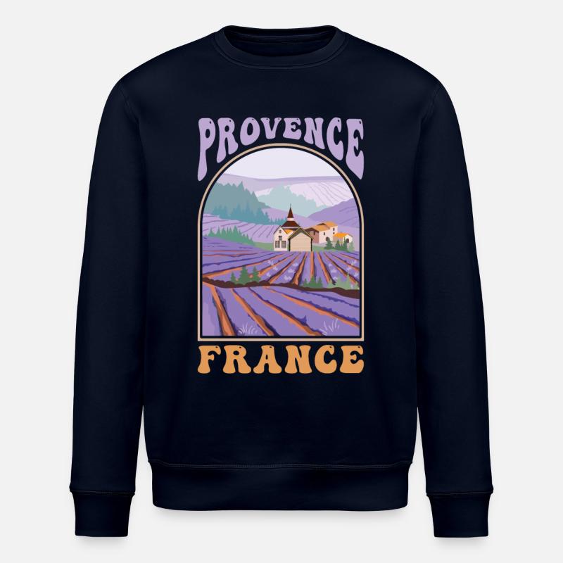 Provence Frankreich Souvenir - Stanley/Stella Unisex Bio-Sweatshirt ROLLER - Navy