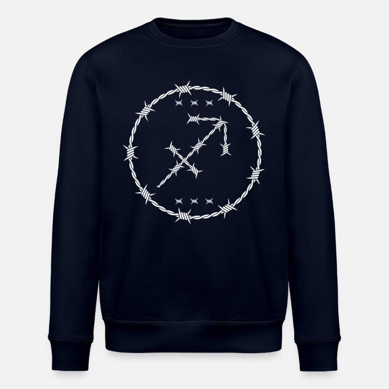 Signe du zodiaque du Sagittaire - Sweat bio ROLLER Stanley/Stella Unisexe - marine