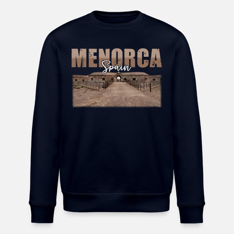 Menorca Spanien Souvenir - Stanley/Stella Unisex Bio-Sweatshirt ROLLER - Navy
