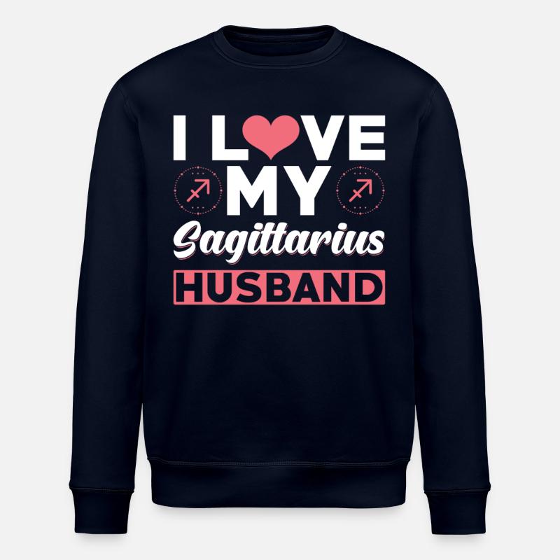 J’aime mon mari Sagittaire - Sweat bio ROLLER Stanley/Stella Unisexe - marine