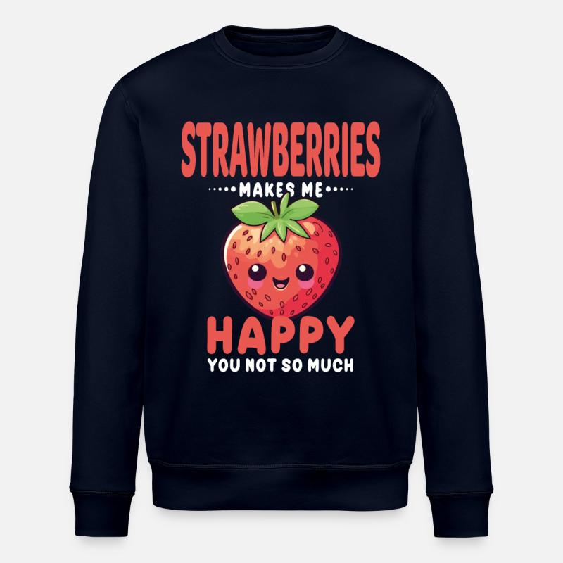 Fraise Kawaii - Sweat bio ROLLER Stanley/Stella Unisexe - marine
