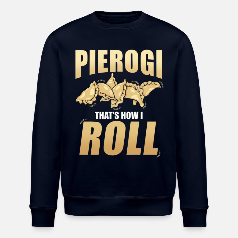 Boulettes Pierogi - Sweat bio ROLLER Stanley/Stella Unisexe - marine