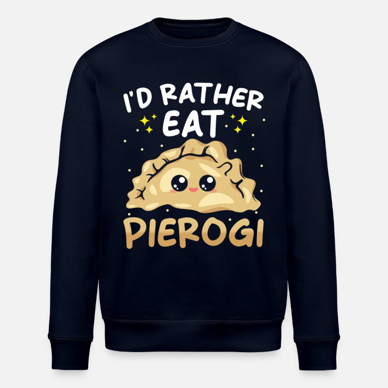 Boulettes Pierogi - Sweat bio ROLLER Stanley/Stella Unisexe - marine