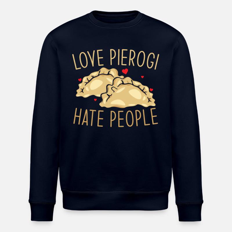 Boulettes Pierogi - Sweat bio ROLLER Stanley/Stella Unisexe - marine