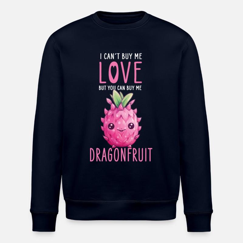 Dragonfruit Kawaii - Stanley/Stella Unisex Bio-Sweatshirt ROLLER - Navy