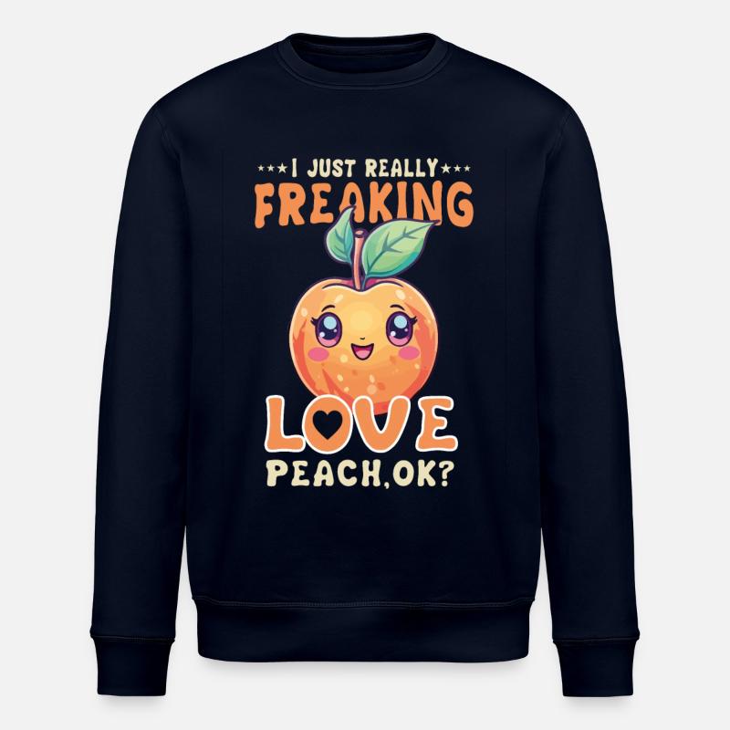Pêche Kawaii - Sweat bio ROLLER Stanley/Stella Unisexe - marine