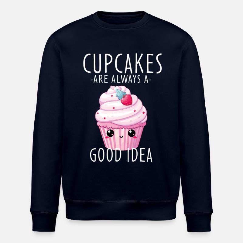 Cupcake Kawaii - Stanley/Stella Unisex Bio-Sweatshirt ROLLER - Navy