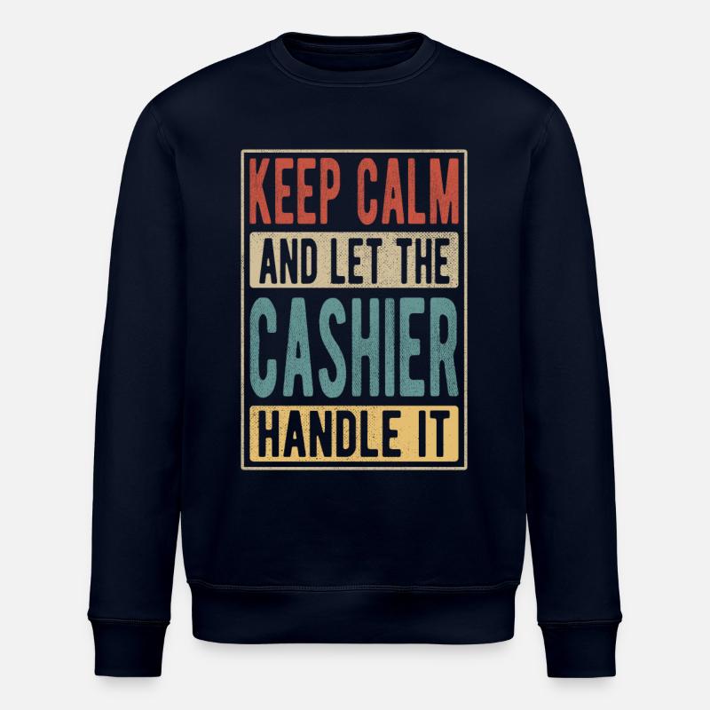 Caissier Cadeau Rétro - Sweat bio ROLLER Stanley/Stella Unisexe - marine