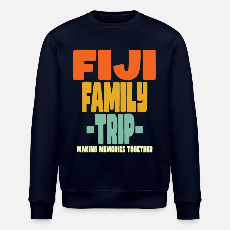 Fiji Family Trip Urlaub - Stanley/Stella Unisex Bio-Sweatshirt ROLLER - Navy