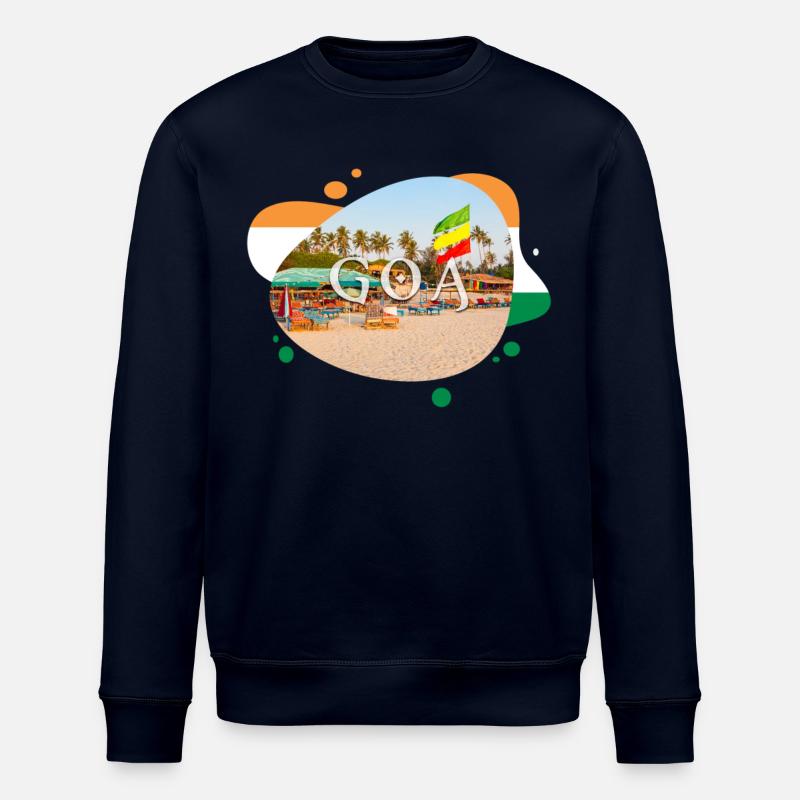 Goa Inde Souvenir - Sweat bio ROLLER Stanley/Stella Unisexe - marine