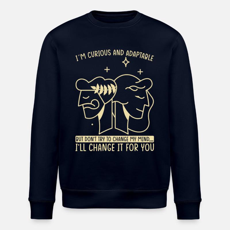 Zwillinge Sternzeichen Astrologie Horoskop - Stanley/Stella Unisex Bio-Sweatshirt ROLLER - Navy
