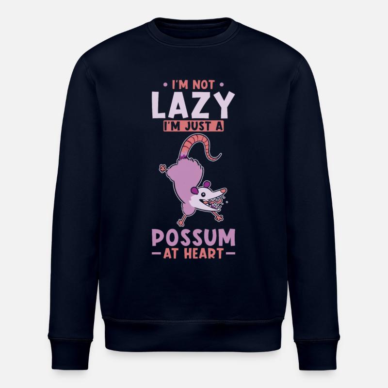 Opossum Spruch - Stanley/Stella Unisex Bio-Sweatshirt ROLLER - Navy