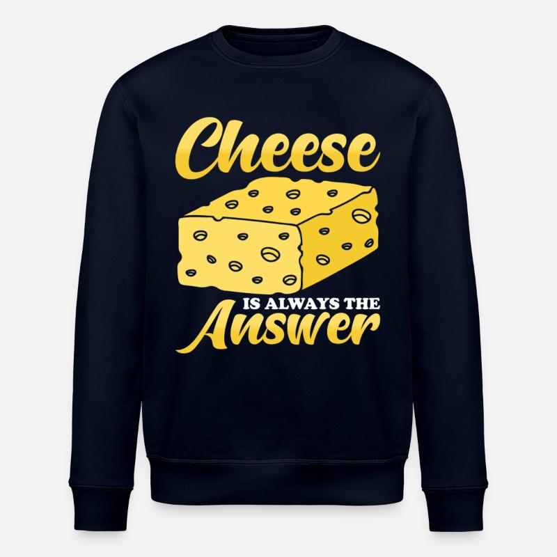 Käse Geschenk - Stanley/Stella Unisex Bio-Sweatshirt ROLLER - Navy